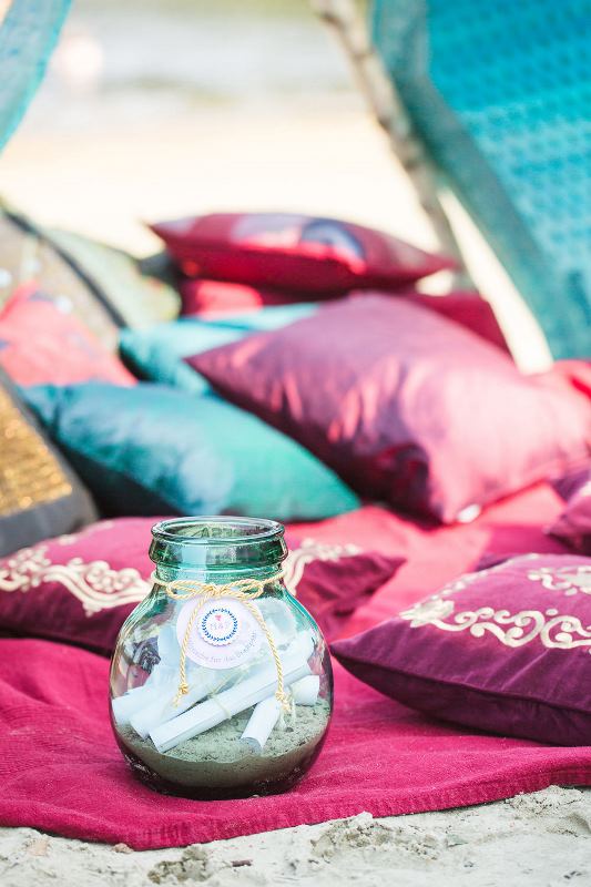 Picture Of jewel toned relaxed bohemian wedding inspiration  24
