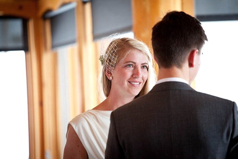 Picture Of lake louise ski resort winter wedding with woodland details  10
