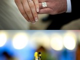 a Lego inspired wedding ring is a cool and fun idea for a playful couple