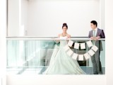 Light And Modern Coral Mint And Gold Wedding Inspirational Shoot