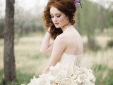 Literary Inspired Wedding With A Book Page Wedding Dress