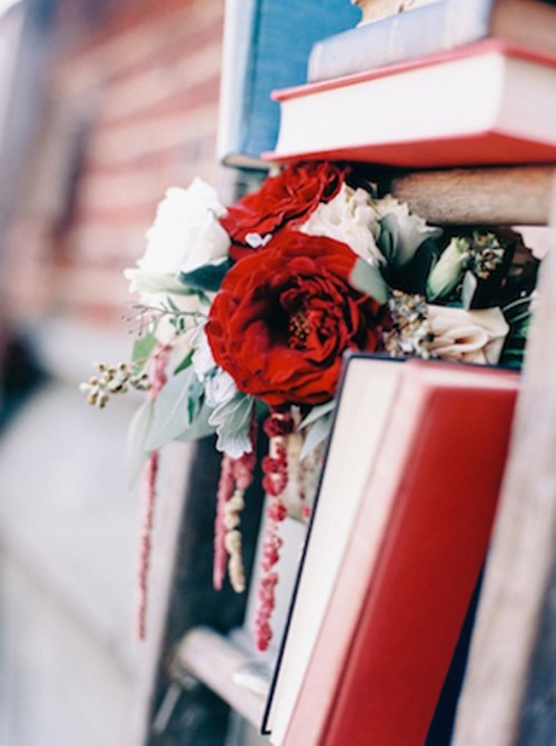 Love Letter Themed Wedding With Intense Red Color Palette