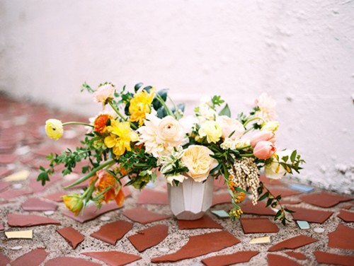 Lovely Peach And Yellow Wedding Shoot