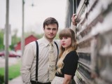 Lovely Vintage Train Engagement Session To Get Inspired