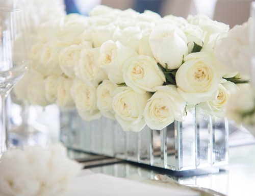 Luxurious And Timelessly Elegant White Winter Wedding