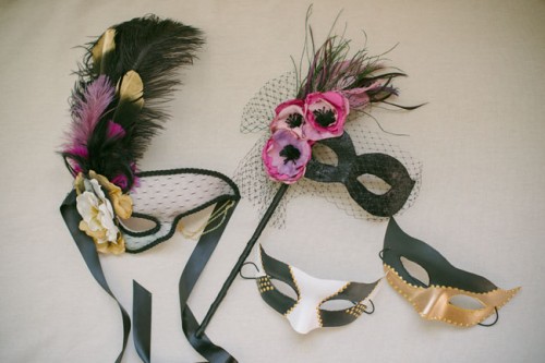 Mardi Gras Masquerade Wedding Inspiration