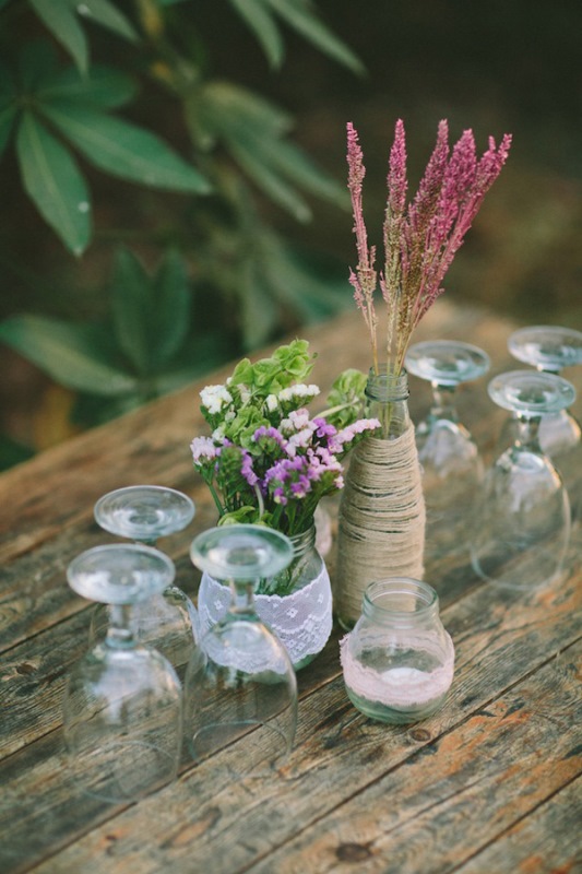 Marsala and blush pink farmhouse wedding with a hipster feel  3