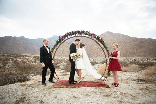 Mid Century Modern Wedding In Palm Springs