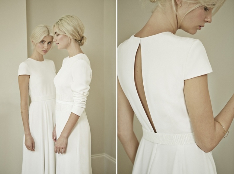 Minimalist elegance of dresses by charlotte simpson bridal  5