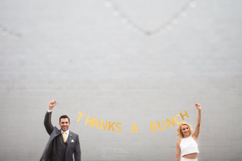 Modern and colorful wedding styled shoot at an industrial loft  18