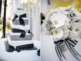 Modern Black Yellow And White Wedding Inspiration