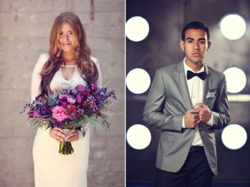Modern Galaxy Inspired Wedding Inspirational Shoot