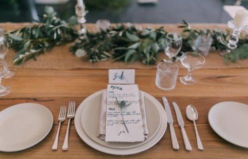 Modern Wedding Inspiration With Lots Of Greenery