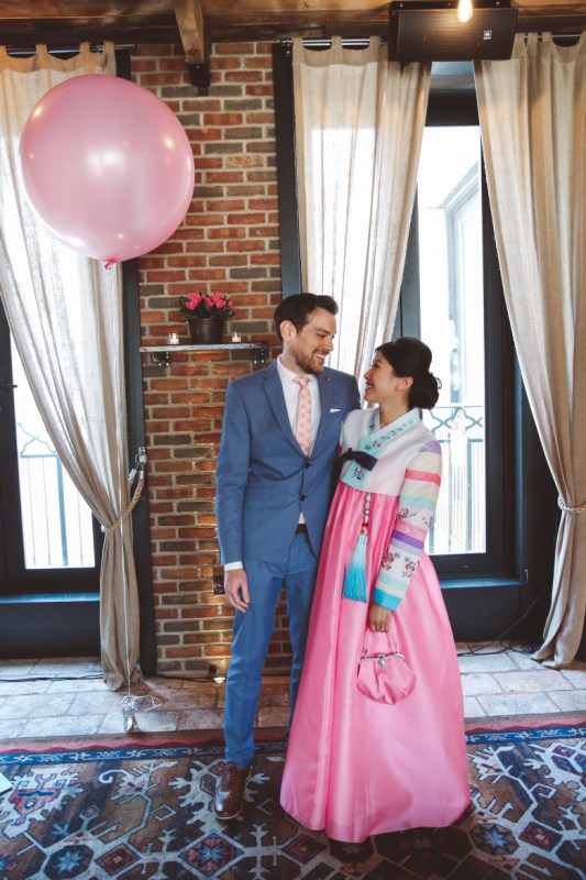 Multicultural vegan wedding on a nyc rooftop  1