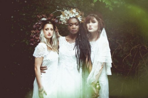 Mysterious Voodoo And Pagan Witch Wedding Shoot