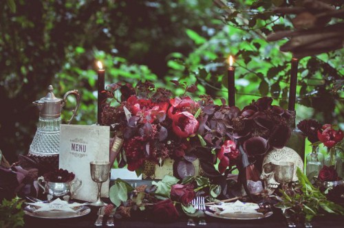 Mysterious Voodoo And Pagan Witch Wedding Shoot