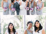Navy And Purple Gatsby Inspired Wedding