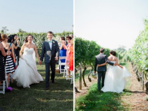 New York Vineyard Wedding With A Pastel Color Scheme
