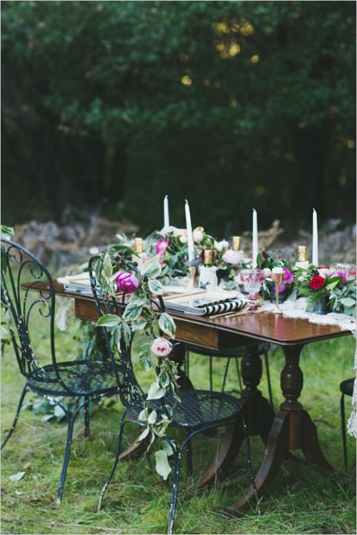Organic Inspired And Free Spirited Summer Garden Wedding