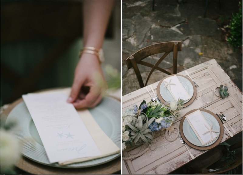 Picture Of pale blue coastal chic wedding inspiration  12
