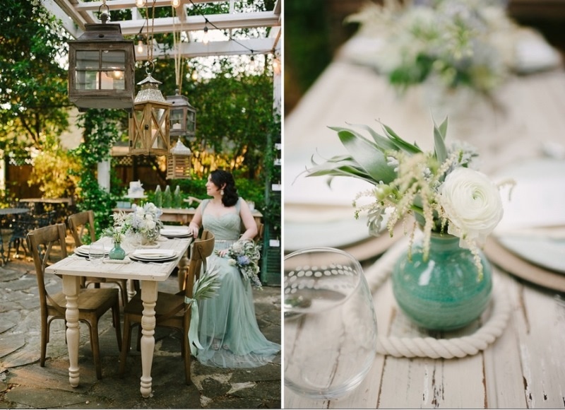 Picture Of pale blue coastal chic wedding inspiration  2