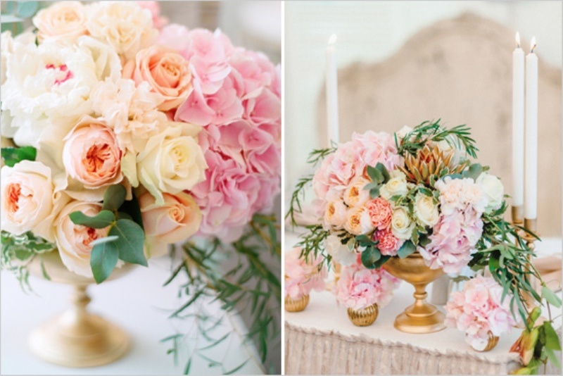 Pink and gold angelic themed wedding inspiration  18