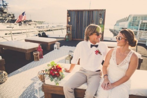 Preppy Nautical Wedding Shoot On A Yacht