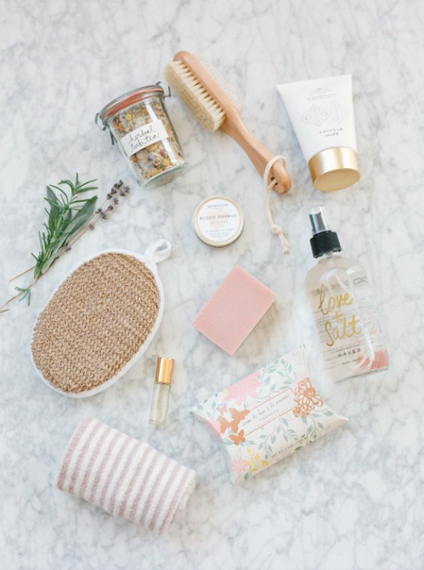 Picture Of pretty and useful diy pamper basket for bridesmaids  2
