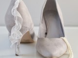 Pretty Diy Ruffle Pumps To Adorn Your Wedding Shoes