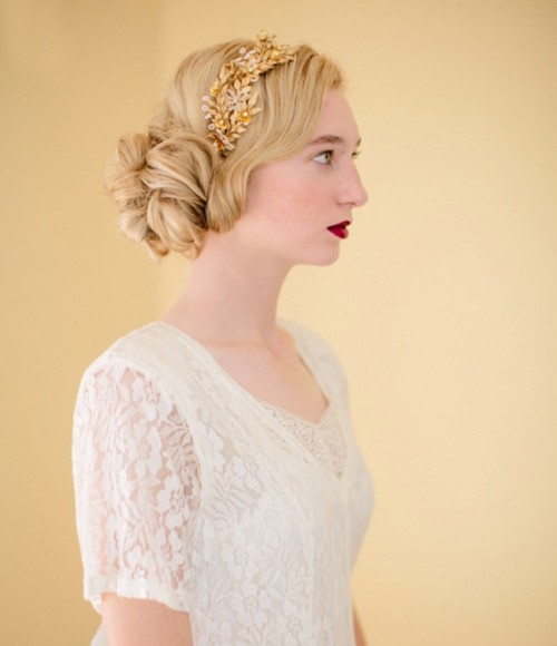 Pretty DIY Soft Glam Hairstyle For A Bride