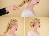 Pretty Diy Soft Glam Hairstyle For A Bride