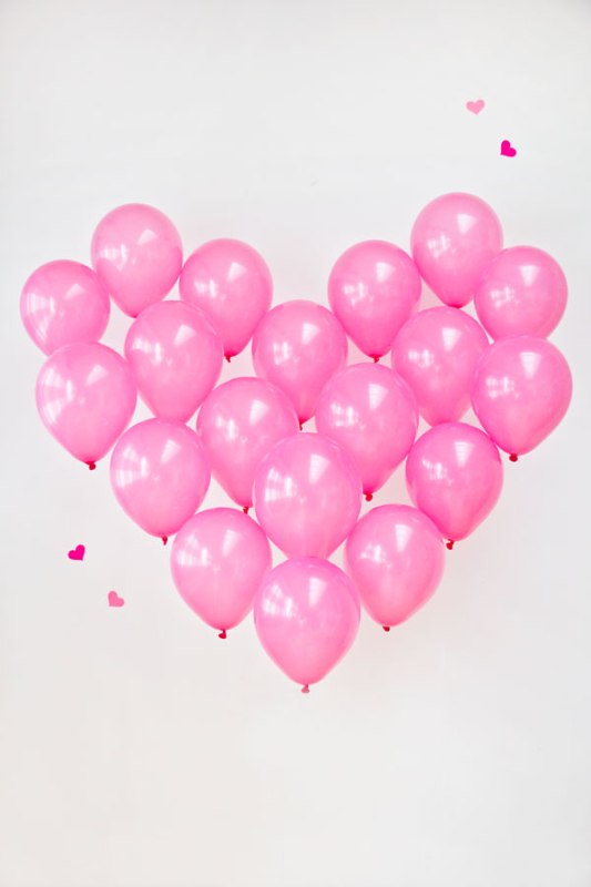 Pretty In Pink Diy Giant Balloon Heart