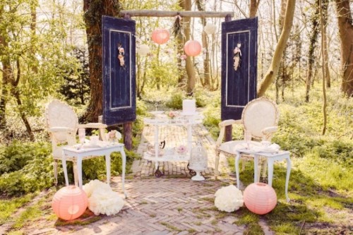 Pretty Pastel Wedding Inspiration In Rustic Style