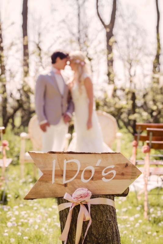 Picture Of pretty pastel wedding inspiration in rustic style  15