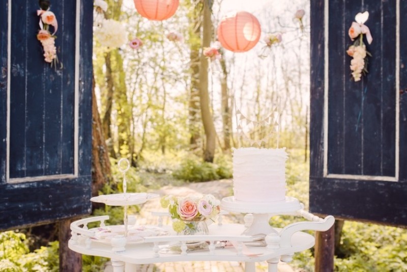 Picture Of pretty pastel wedding inspiration in rustic style  7