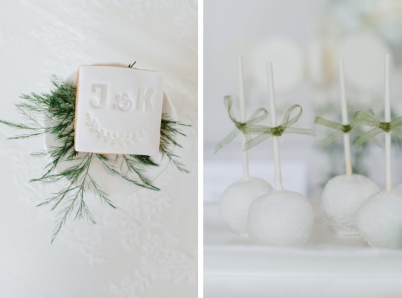 Picture Of pure and natural green and white wedding inspiration  15