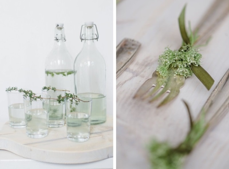 Picture Of pure and natural green and white wedding inspiration  24