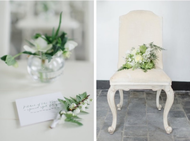 Picture Of pure and natural green and white wedding inspiration  8