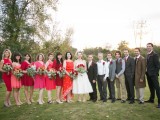 Red Diy Vitnage Wedding