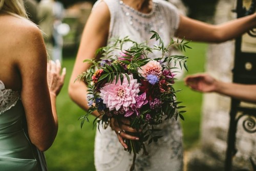 Relaxed And Colorful Wedding Inspiration Filled With Flowers