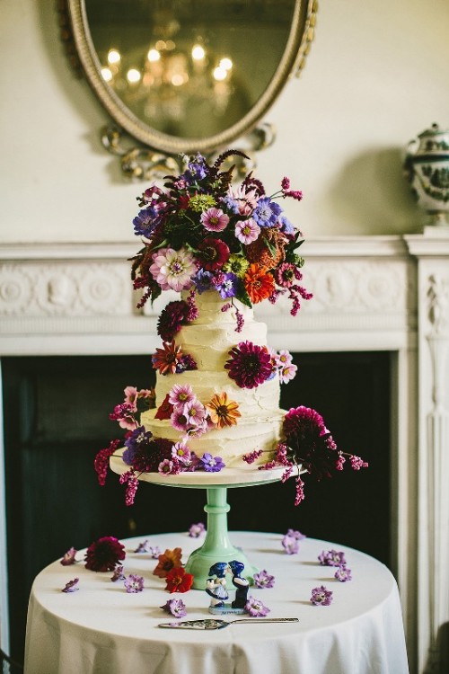 Relaxed And Colorful Wedding Inspiration Filled With Flowers