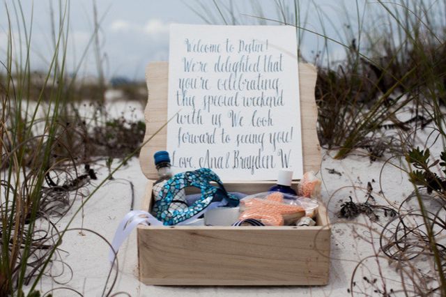 Relaxed Beach Wedding In Dark Blue And Gold