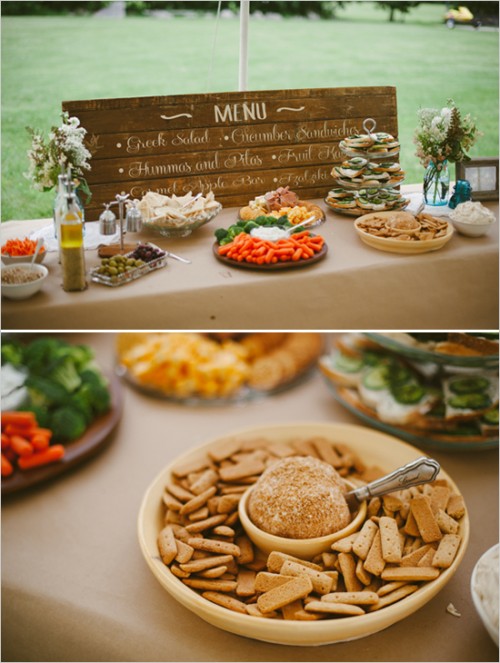 Relaxed Diy Outdoor Rustic Bridal Shower