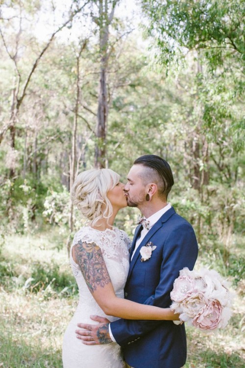 Relaxed Outdoor Rustic Vintage Wedding