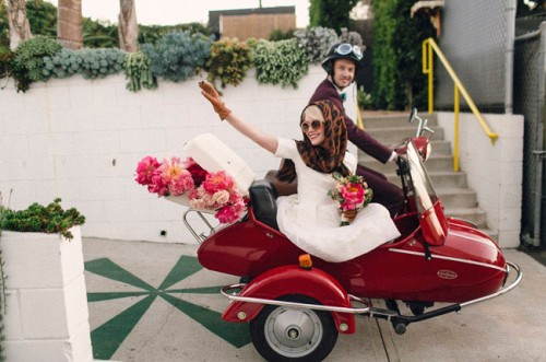 Retro Styled Moto Wedding Inspiration