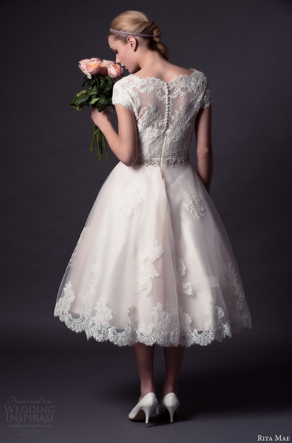 Picture Of rita mae 2015 short wedding dress collection  2