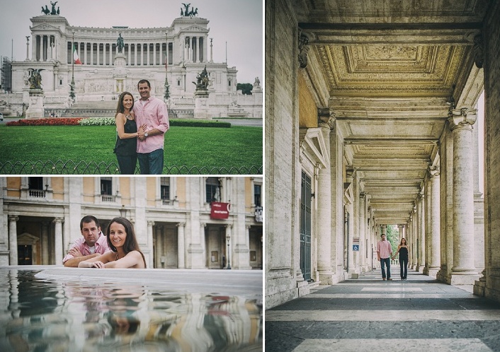 Romantic and emotional engagement shoot in rome  14