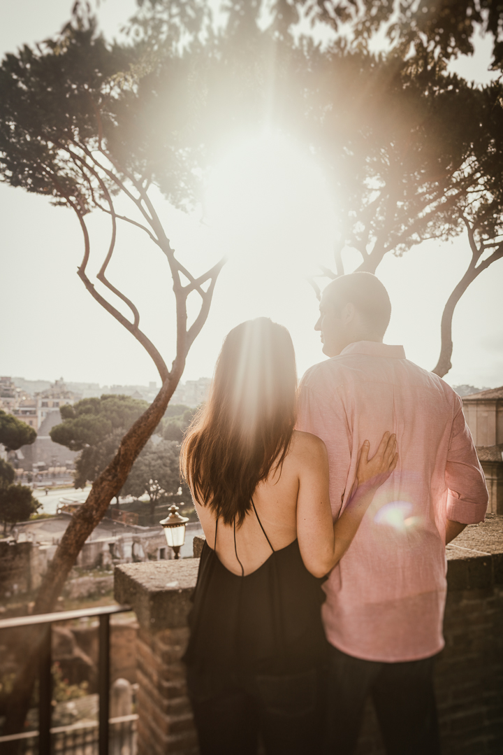 Romantic and emotional engagement shoot in rome  15
