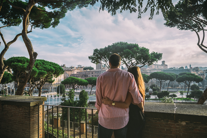 Romantic and emotional engagement shoot in rome  16