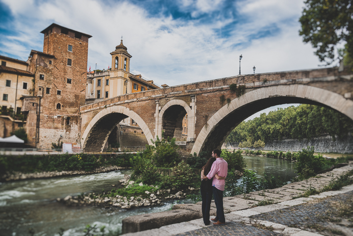 Romantic and emotional engagement shoot in rome  17